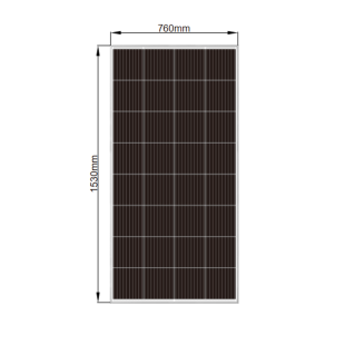Tấm pin năng lượng mặt trời Mono 250W (182 Cells)